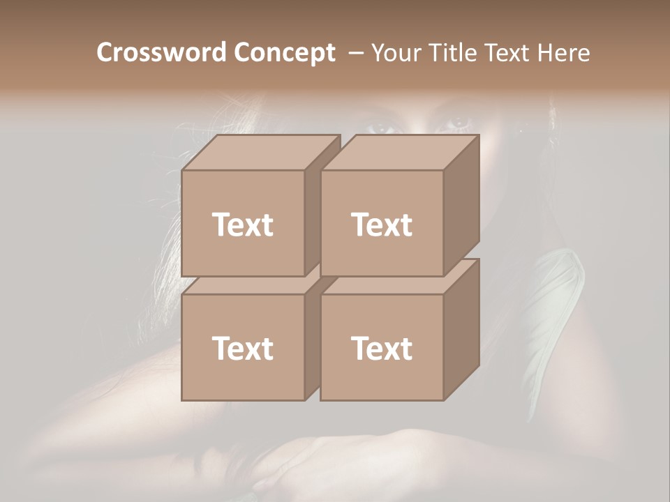 Perfect Dark Hair PowerPoint Template