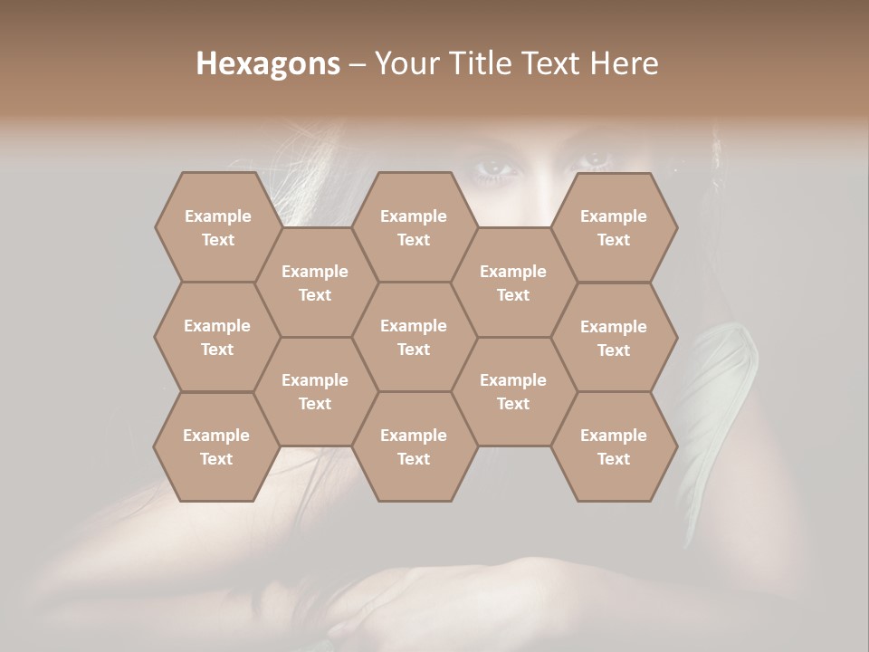 Perfect Dark Hair PowerPoint Template