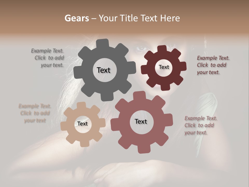 Perfect Dark Hair PowerPoint Template