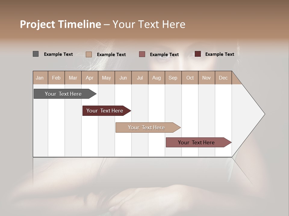 Perfect Dark Hair PowerPoint Template