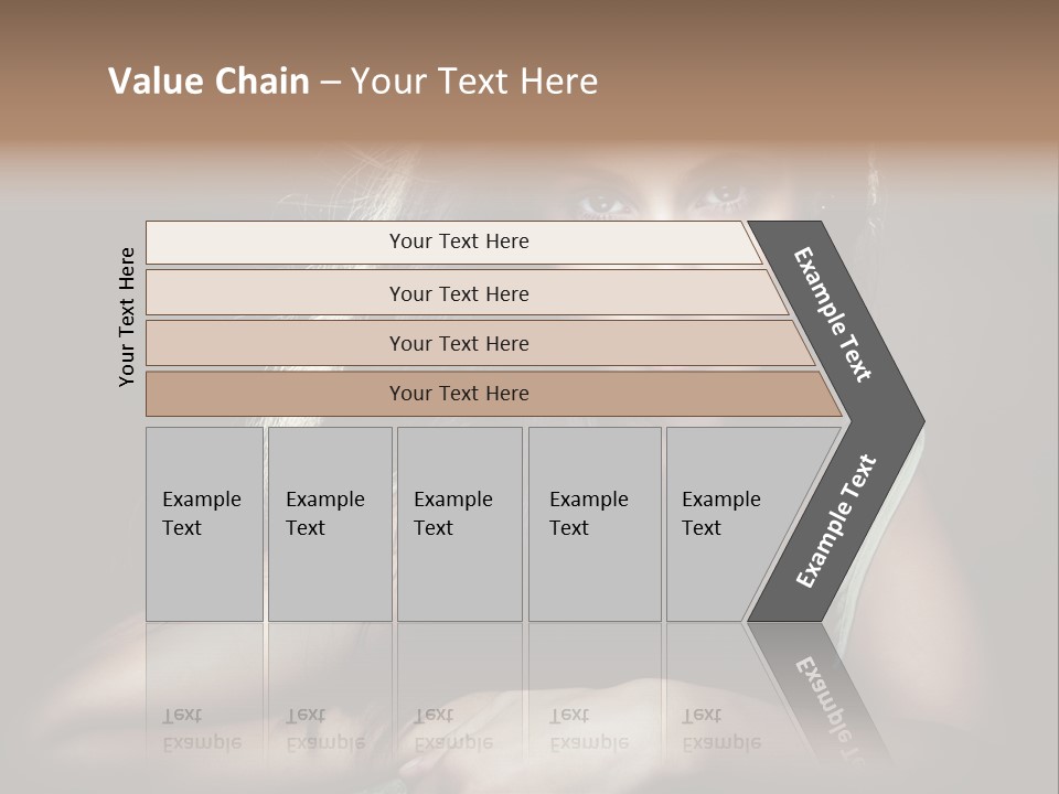 Perfect Dark Hair PowerPoint Template