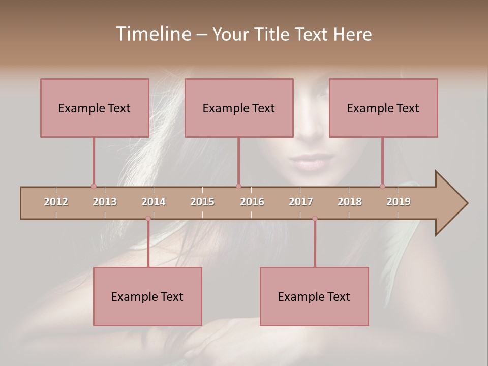 Perfect Dark Hair PowerPoint Template