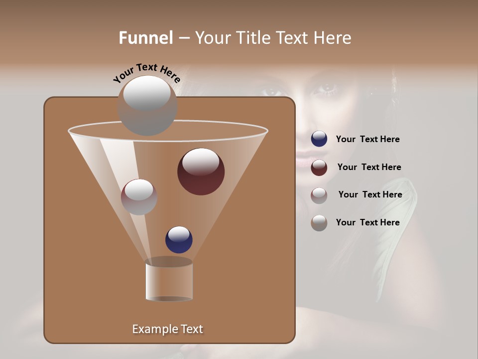 Perfect Dark Hair PowerPoint Template