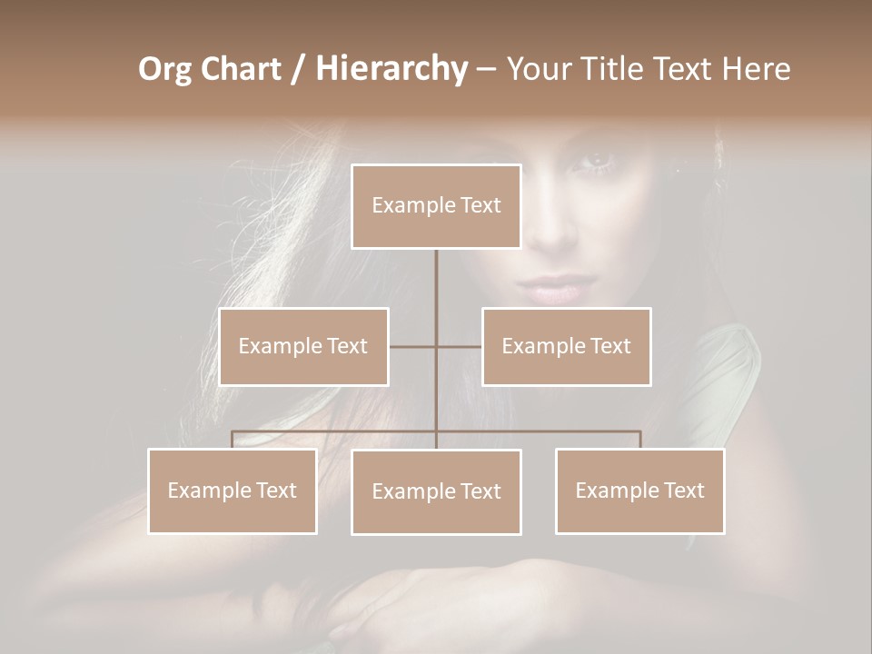 Perfect Dark Hair PowerPoint Template