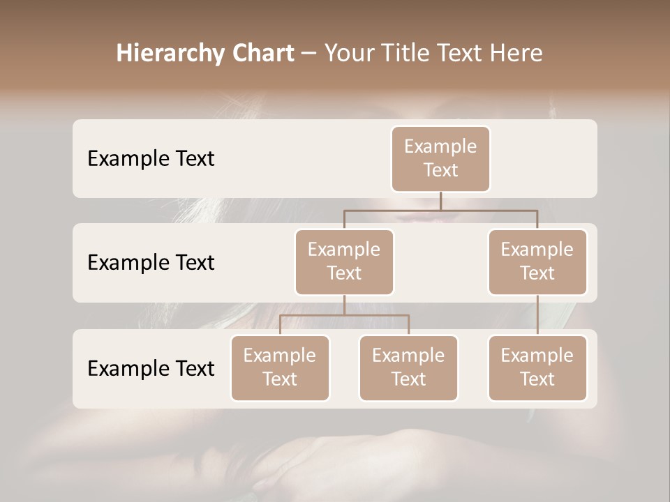 Perfect Dark Hair PowerPoint Template