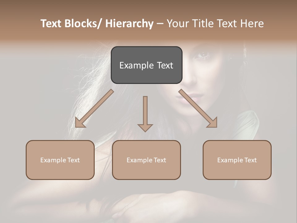 Perfect Dark Hair PowerPoint Template