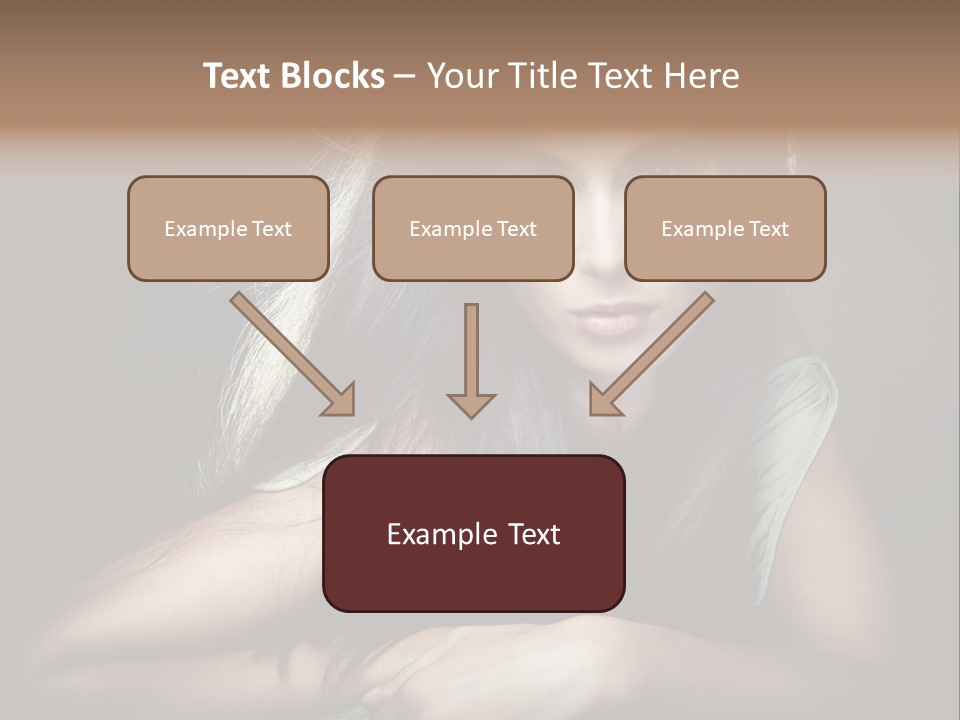 Perfect Dark Hair PowerPoint Template