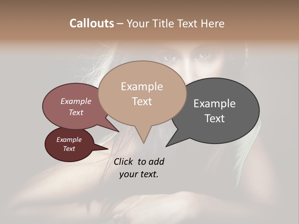 Perfect Dark Hair PowerPoint Template