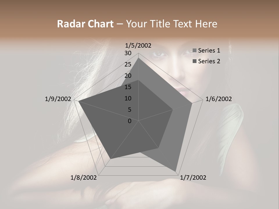 Perfect Dark Hair PowerPoint Template