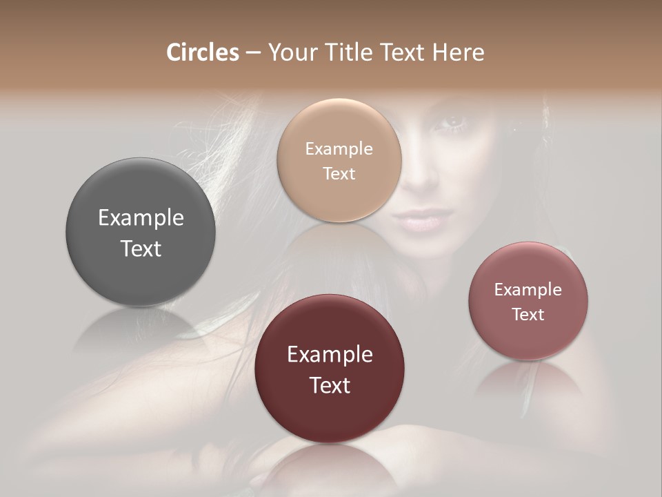 Perfect Dark Hair PowerPoint Template