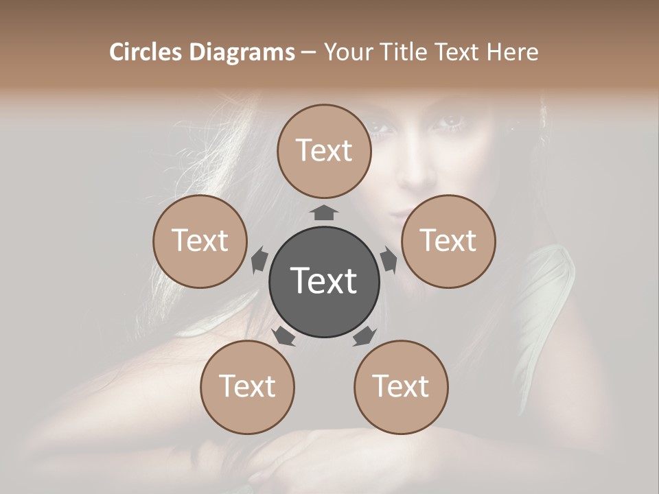 Perfect Dark Hair PowerPoint Template