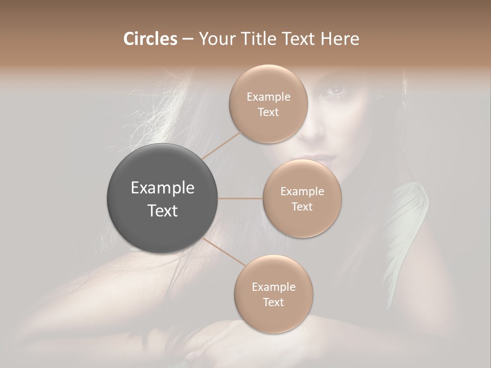 Perfect Dark Hair PowerPoint Template