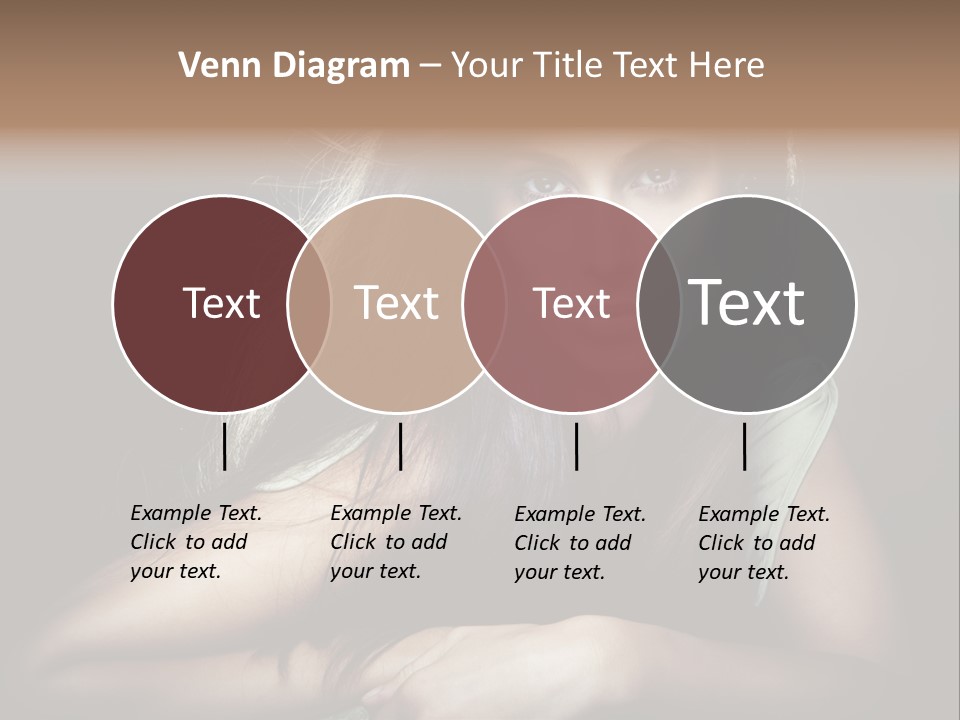 Perfect Dark Hair PowerPoint Template