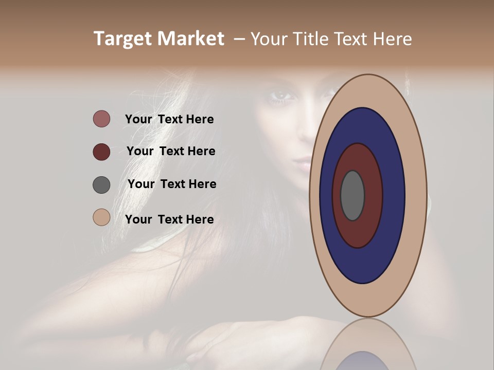 Perfect Dark Hair PowerPoint Template