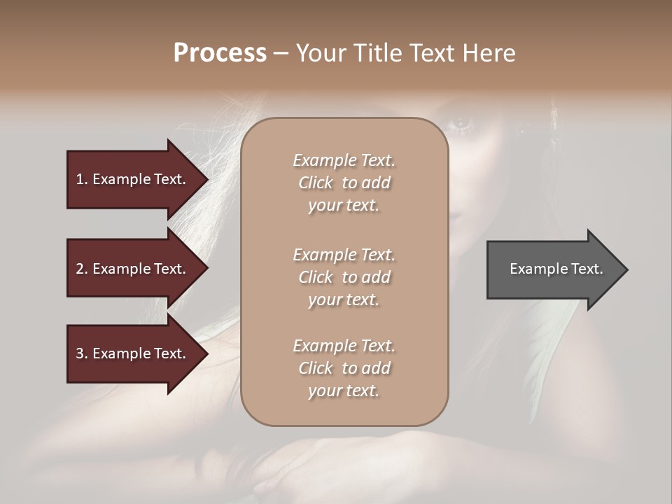 Perfect Dark Hair PowerPoint Template