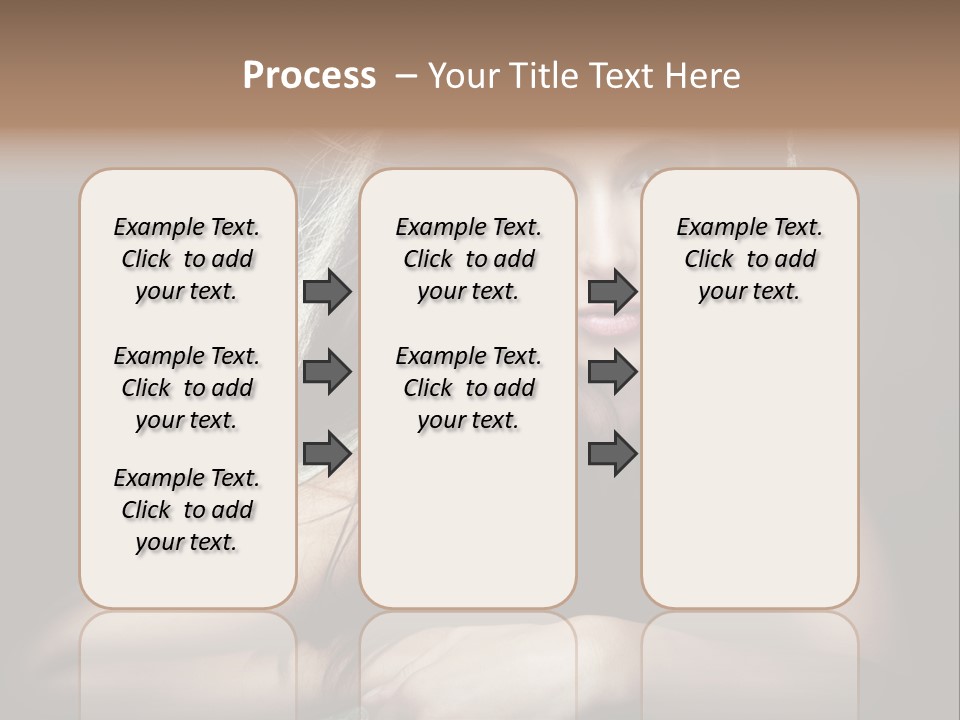 Perfect Dark Hair PowerPoint Template
