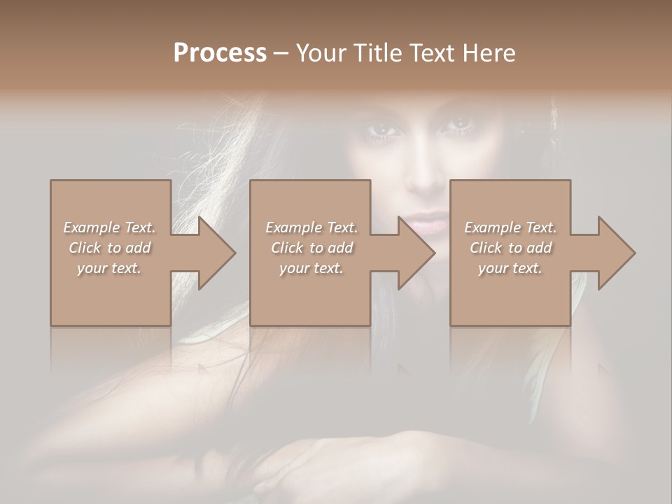 Perfect Dark Hair PowerPoint Template
