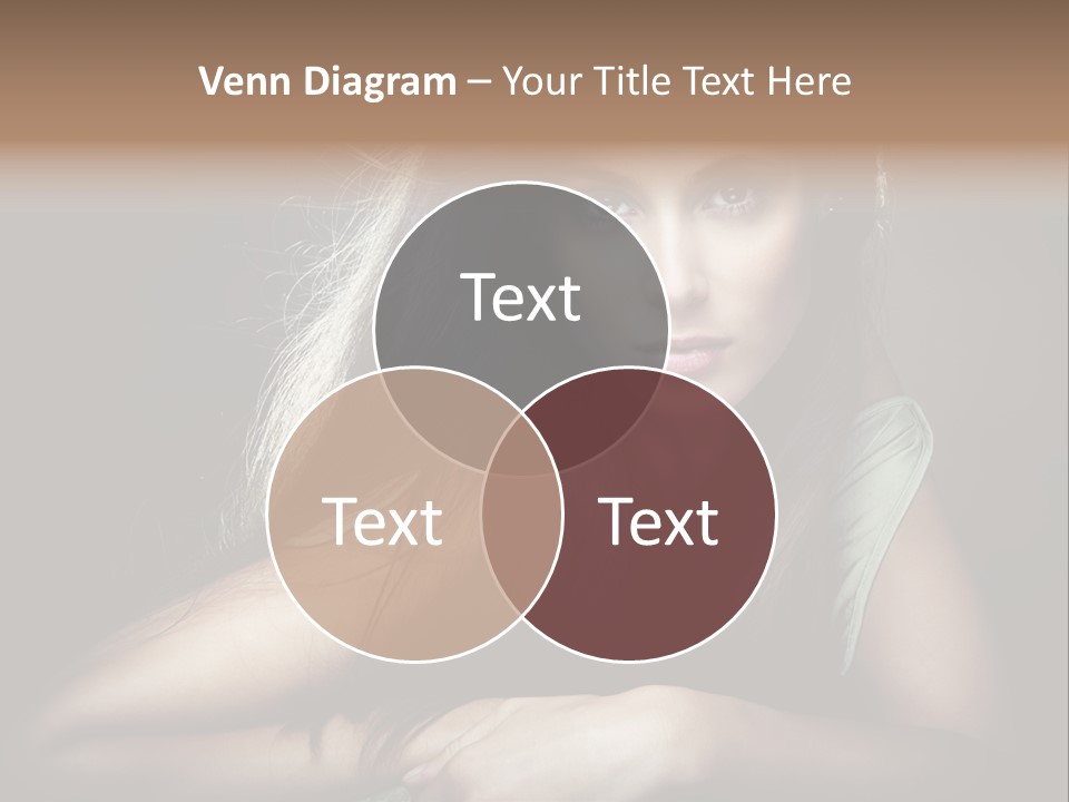 Perfect Dark Hair PowerPoint Template