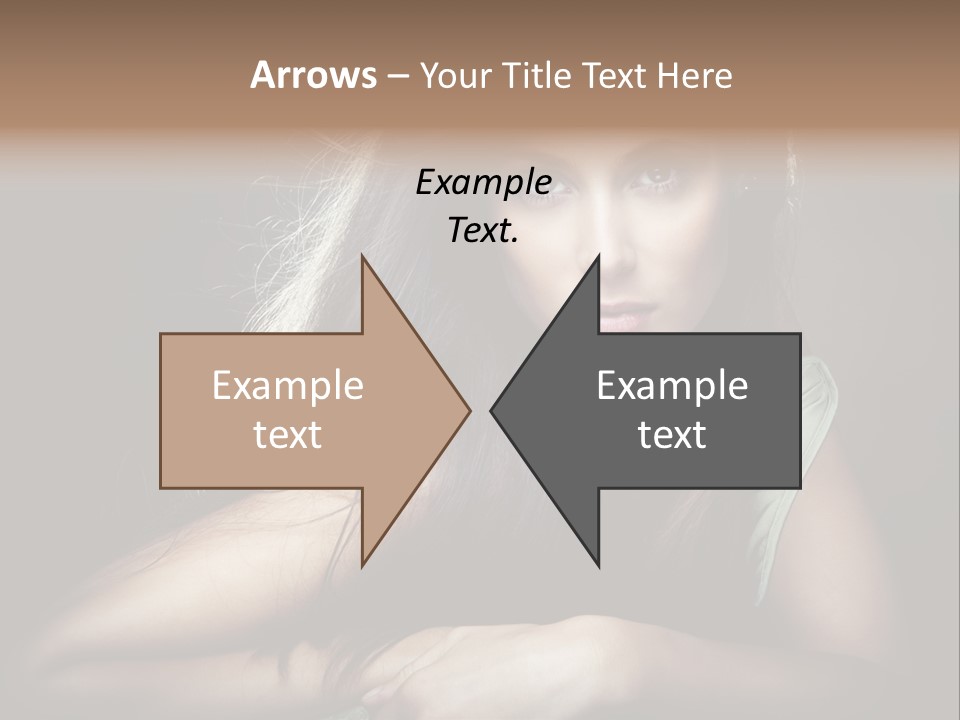 Perfect Dark Hair PowerPoint Template