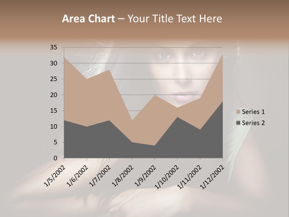 Perfect Dark Hair PowerPoint Template