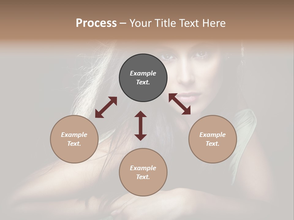 Perfect Dark Hair PowerPoint Template