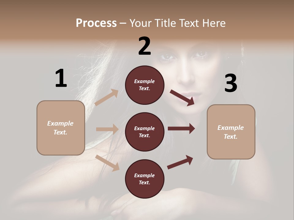 Perfect Dark Hair PowerPoint Template