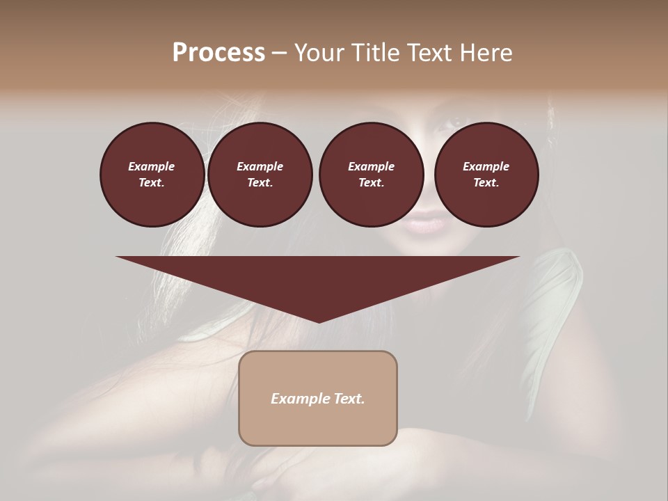 Perfect Dark Hair PowerPoint Template