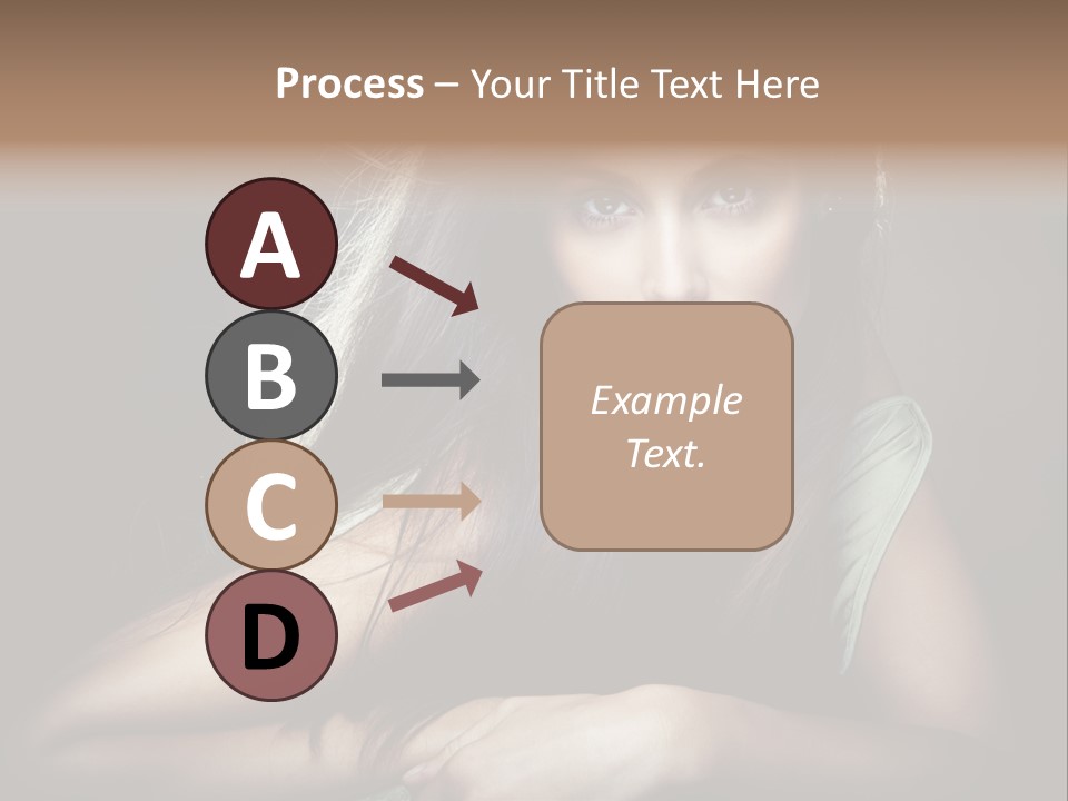 Perfect Dark Hair PowerPoint Template