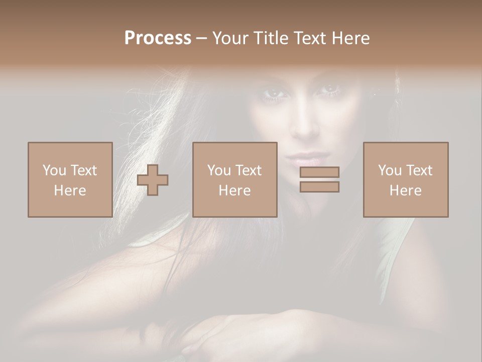 Perfect Dark Hair PowerPoint Template