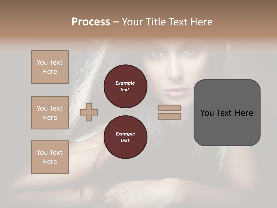 Perfect Dark Hair PowerPoint Template