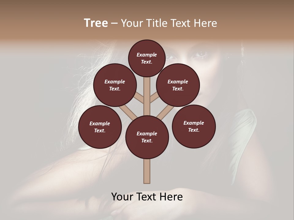 Perfect Dark Hair PowerPoint Template