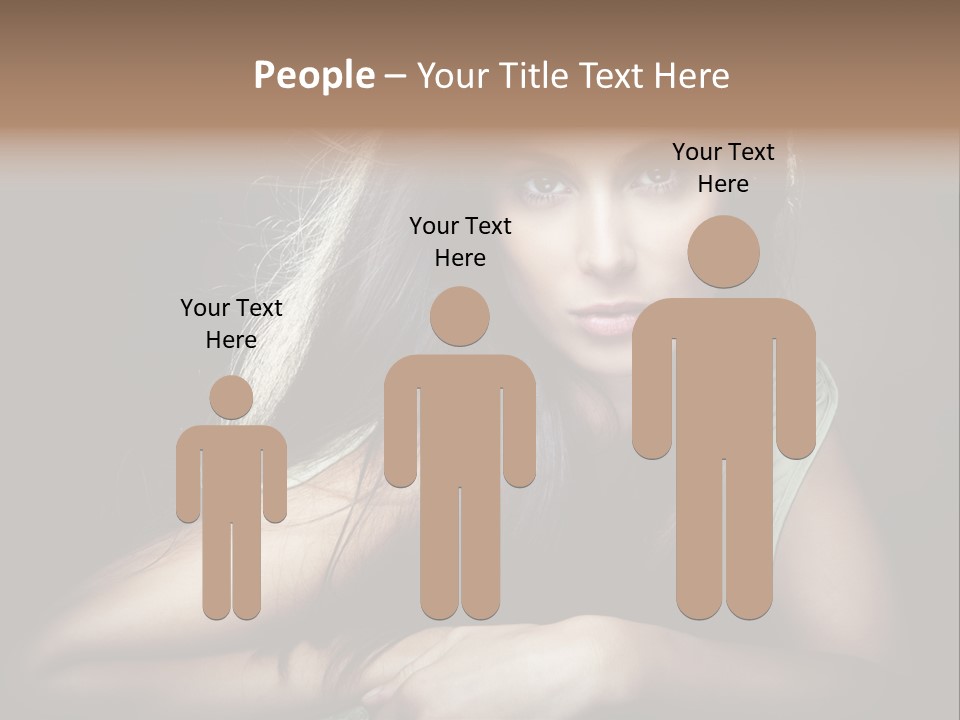 Perfect Dark Hair PowerPoint Template