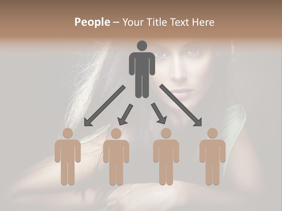 Perfect Dark Hair PowerPoint Template