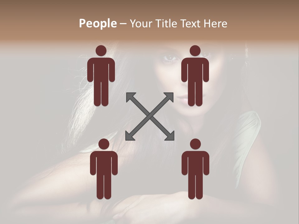 Perfect Dark Hair PowerPoint Template