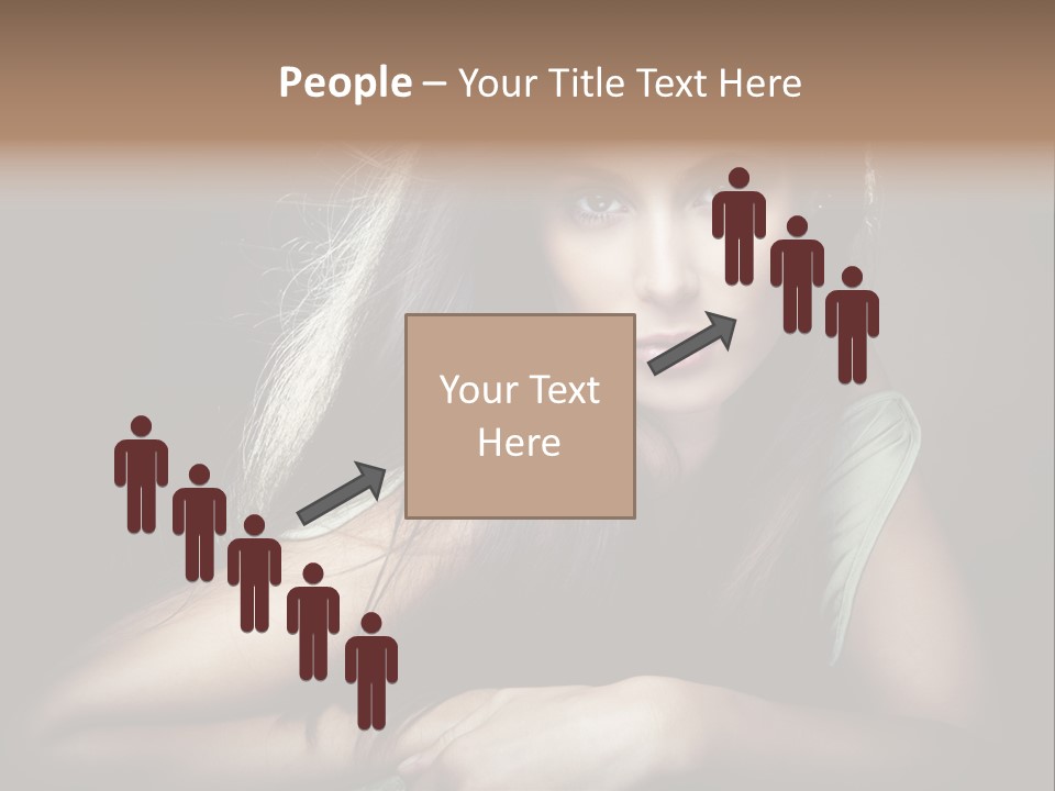 Perfect Dark Hair PowerPoint Template