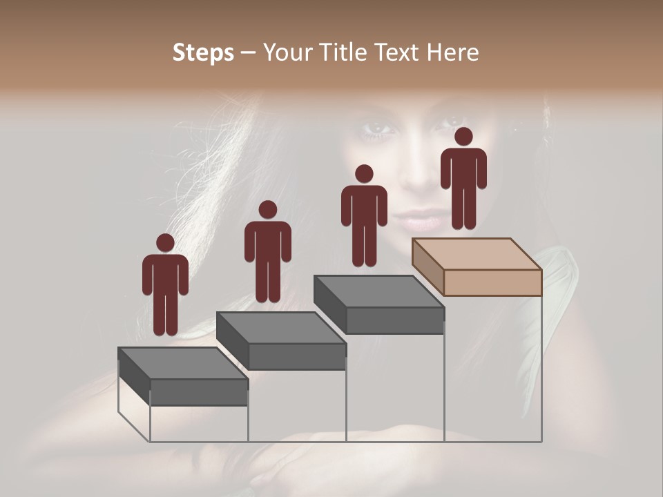 Perfect Dark Hair PowerPoint Template