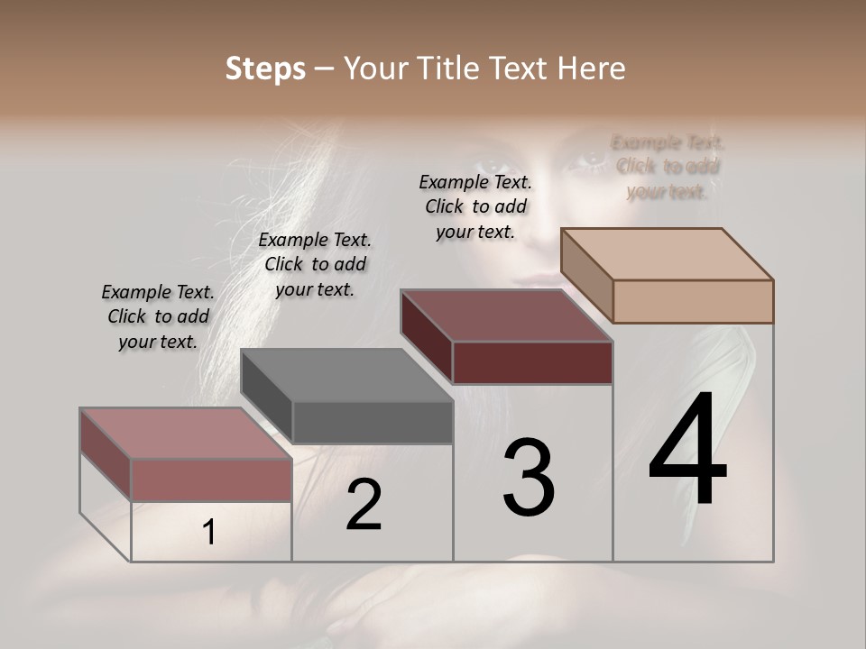 Perfect Dark Hair PowerPoint Template