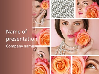 Flower Glamour Beautiful PowerPoint Template