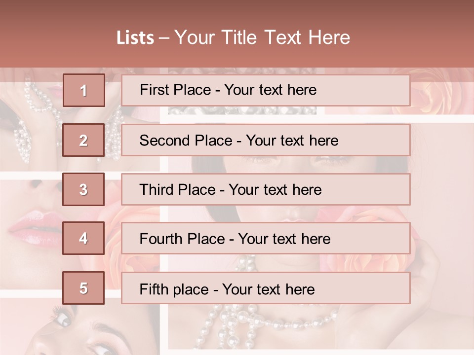 Flower Glamour Beautiful PowerPoint Template