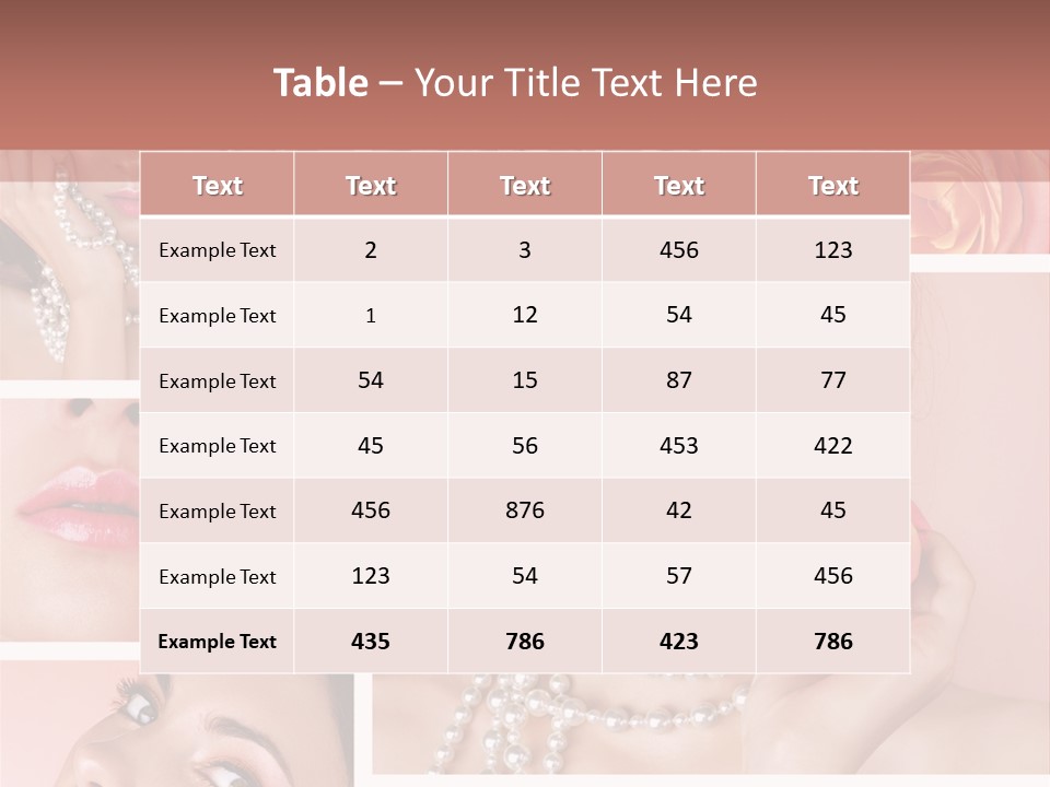Flower Glamour Beautiful PowerPoint Template
