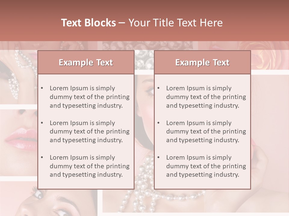 Flower Glamour Beautiful PowerPoint Template