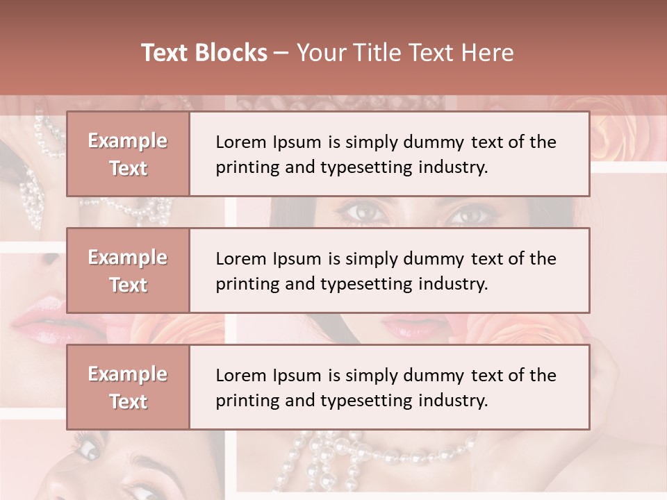 Flower Glamour Beautiful PowerPoint Template