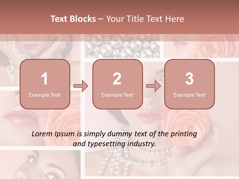 Flower Glamour Beautiful PowerPoint Template