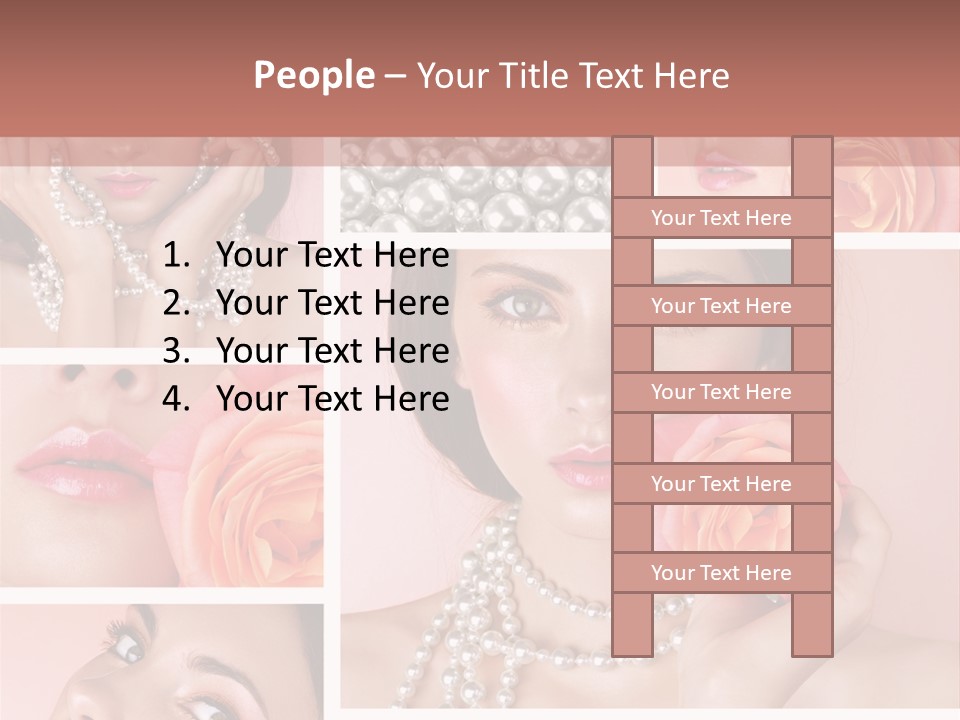 Flower Glamour Beautiful PowerPoint Template