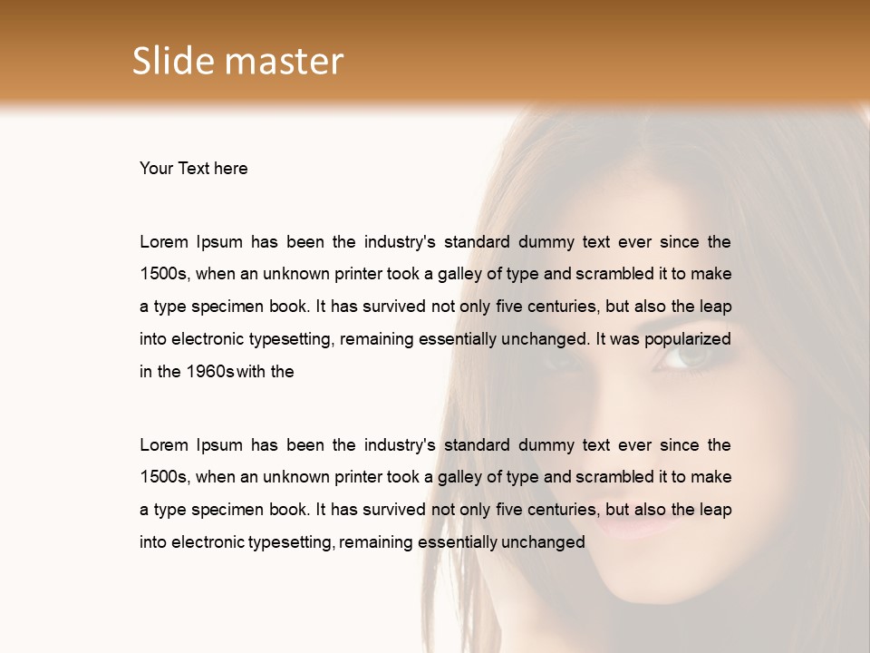 Isolated Summer  PowerPoint Template