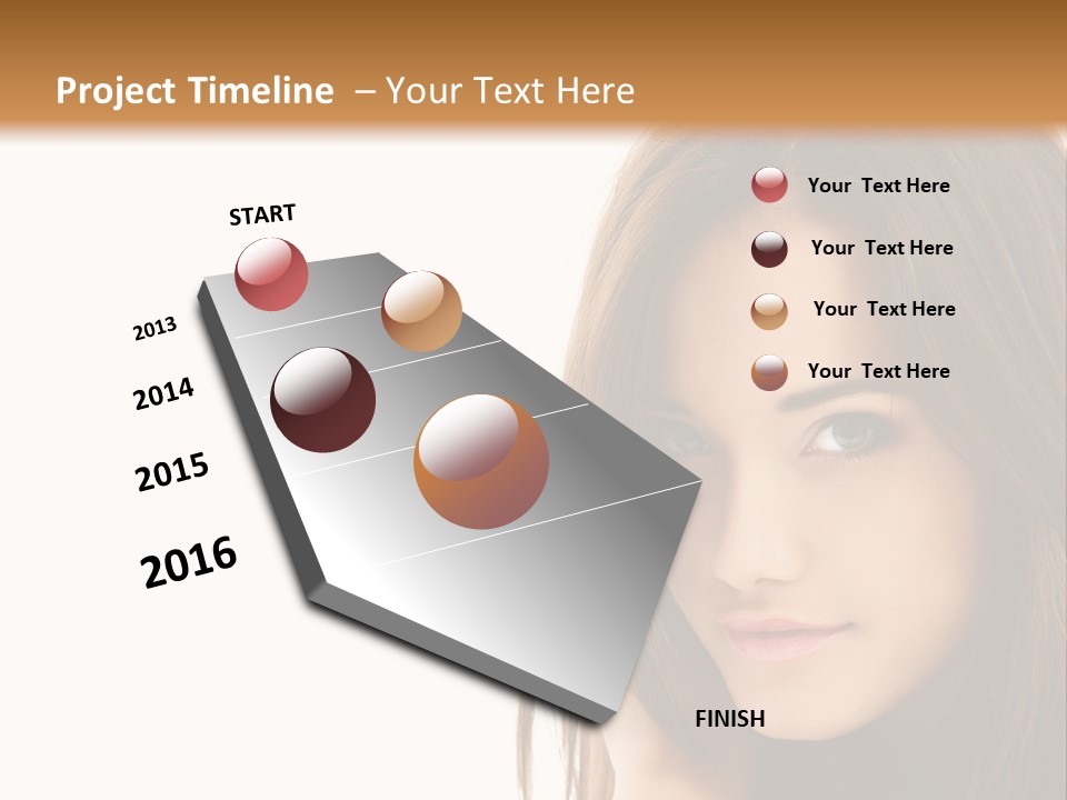 Isolated Summer  PowerPoint Template