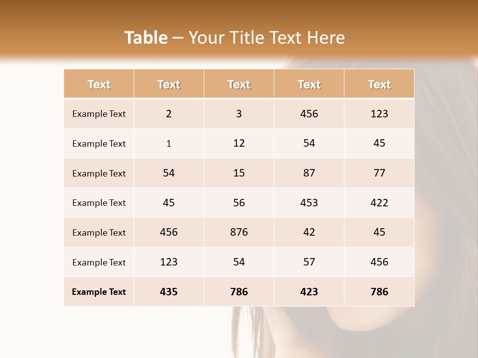 Isolated Summer  PowerPoint Template