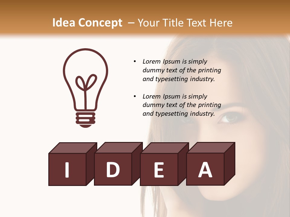 Isolated Summer  PowerPoint Template