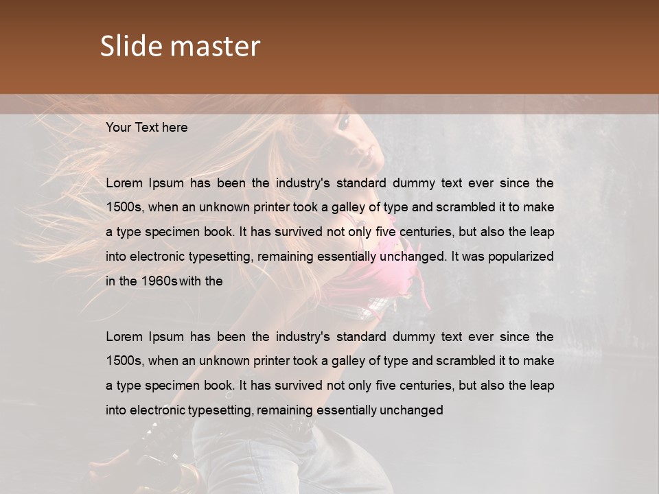 Exercise Modern Fashion PowerPoint Template