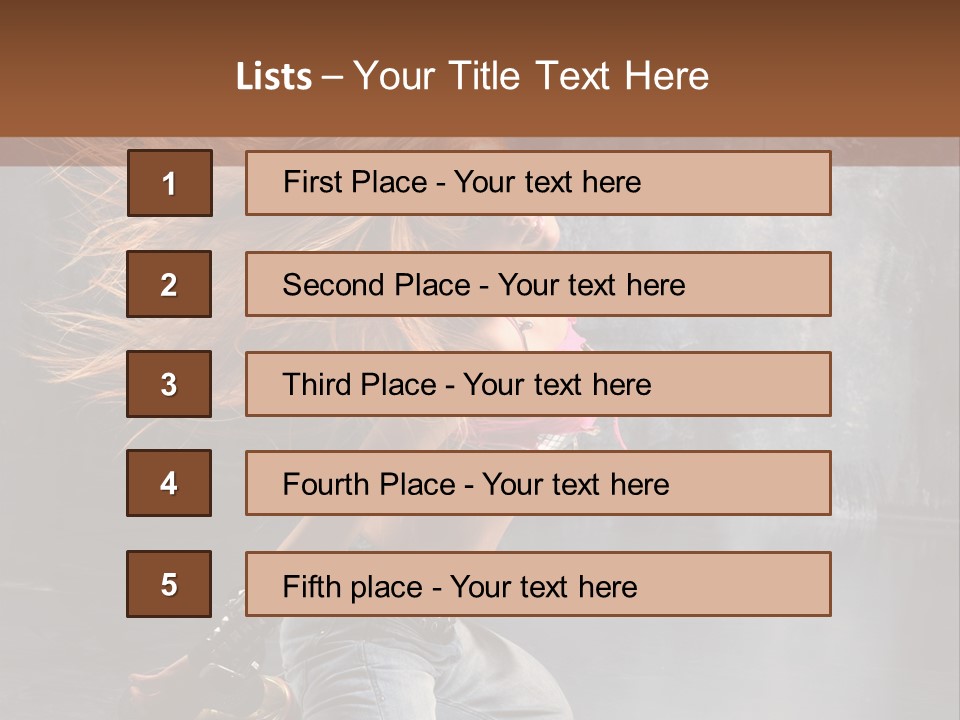 Exercise Modern Fashion PowerPoint Template